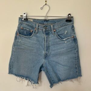 Levi's 501 Original Mid Thigh Jean Shorts